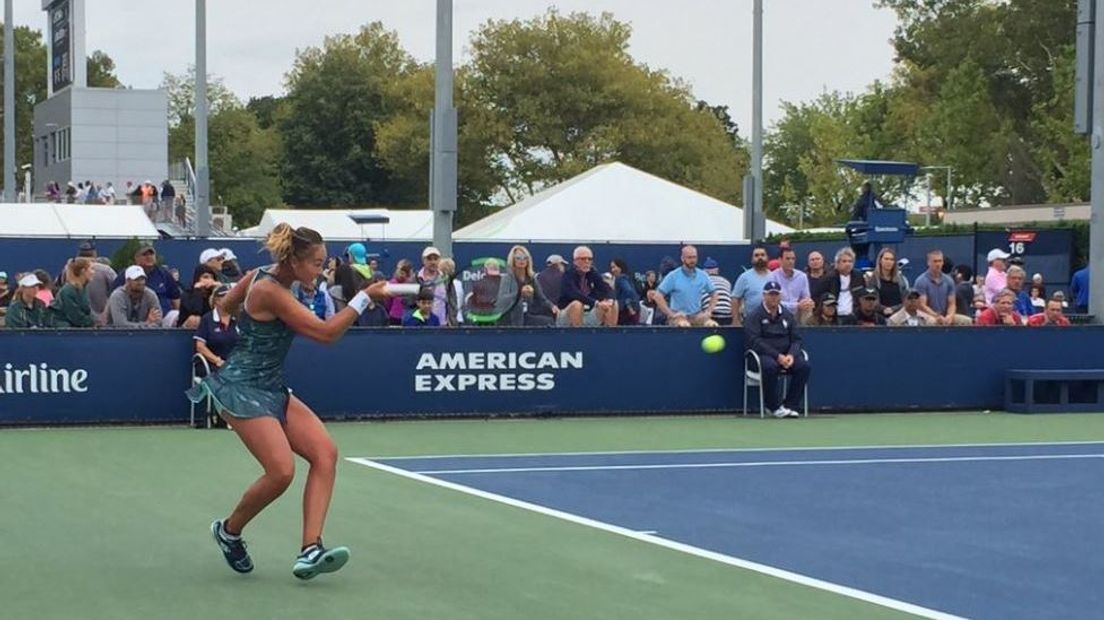 Kerkhove in actie op de US Open