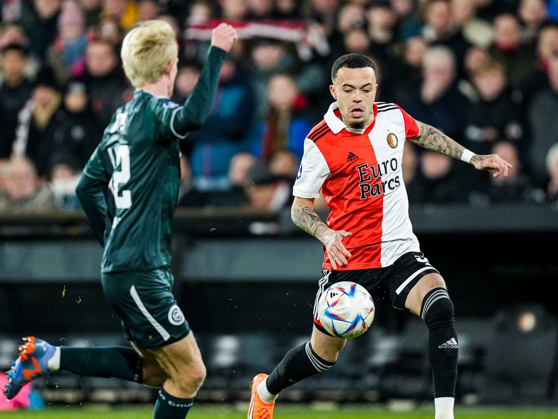Quilindschy Hartman komt uit de jeugdopleiding van Feyenoord en brak dit seizoen door in de Kuip.