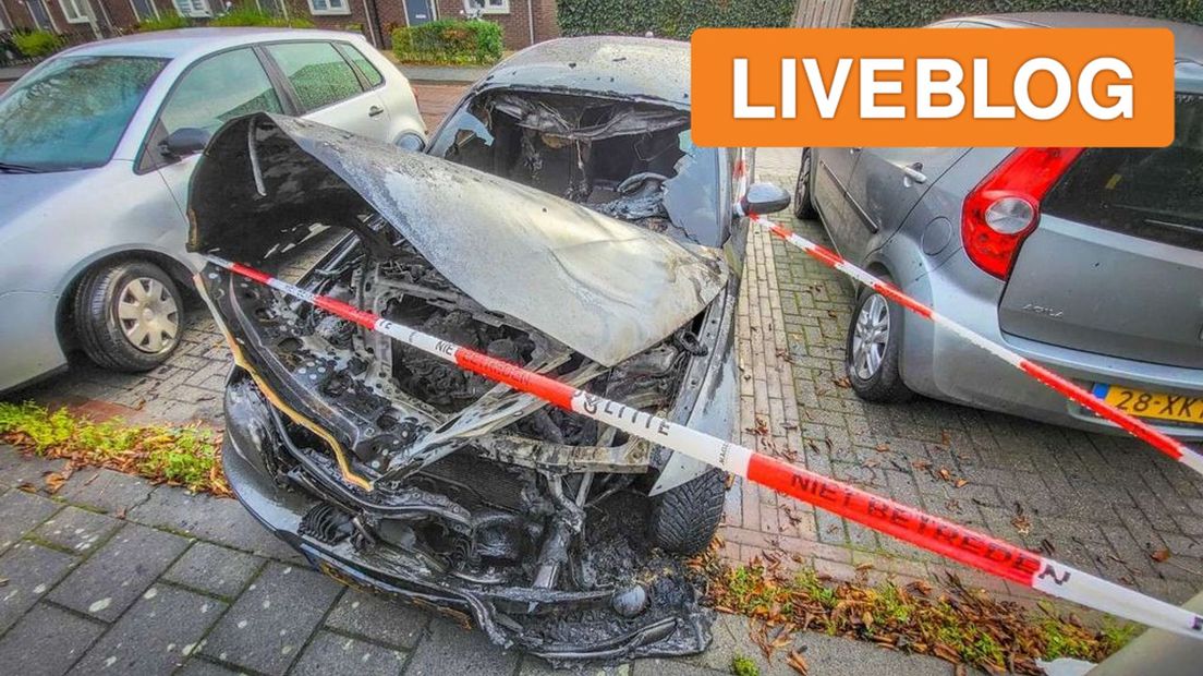 In Arnhem-Zuid is opnieuw een auto uitgebrand.
