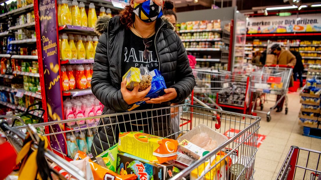 supermarkt boodschappen inkopen kerst