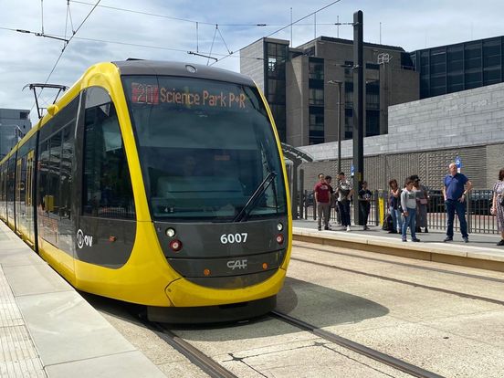 Voorlopig geen trams naar Utrecht Science Park in late avond en weekenden
