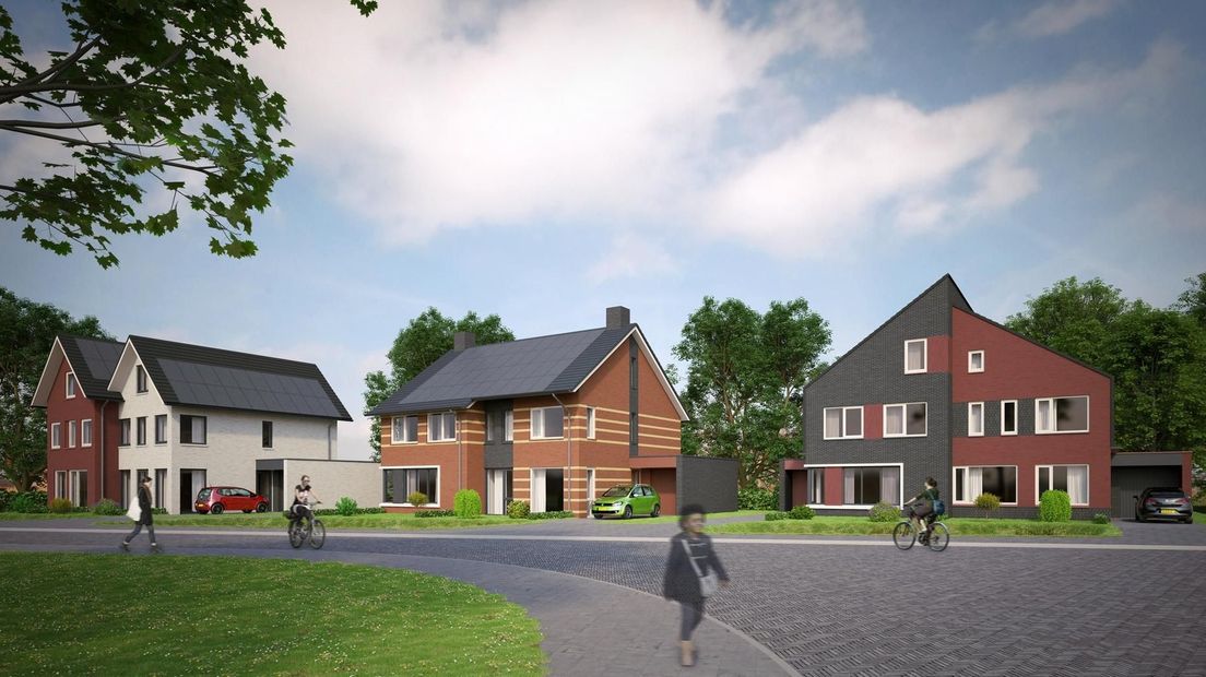 Geplande nieuwbouw in Zuidhorn