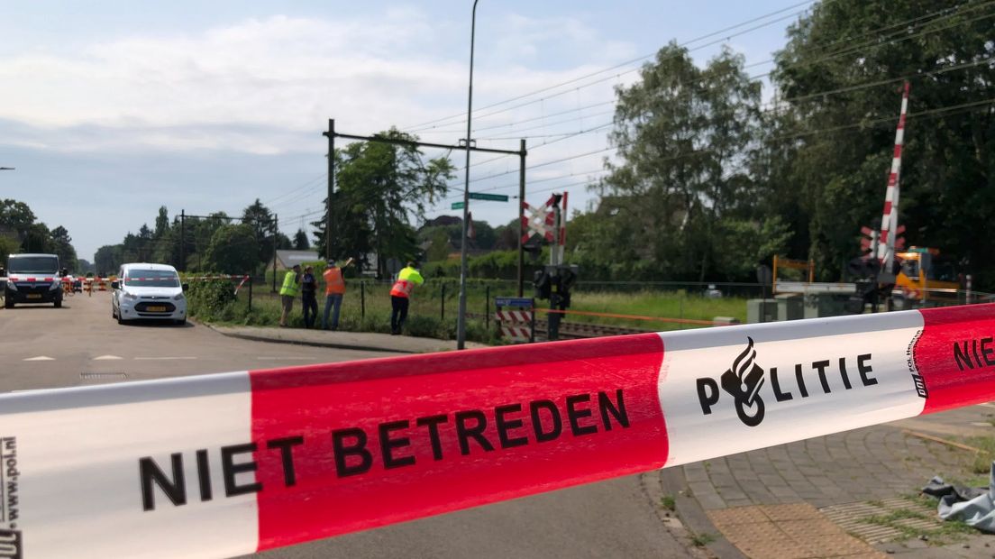 De weg is afgesloten.