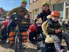 Van Utrecht naar Italië fietsen met Floris (3) en Sofie (1): 'Mensen zeggen: leuk, maar niets voor mij'