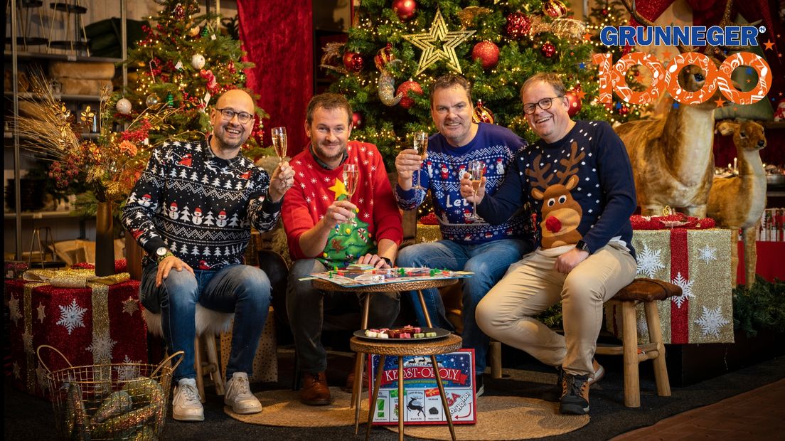 De presentatoren van de Grunneger 1000