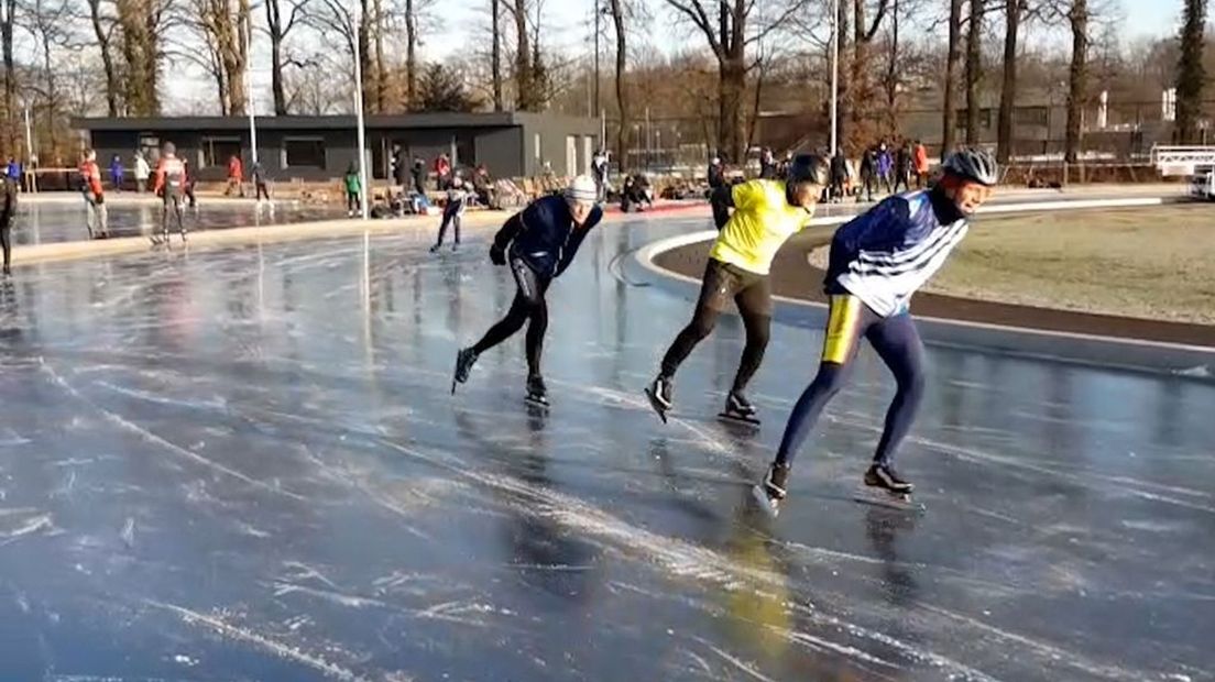 Schaatsen in Winterswijk.