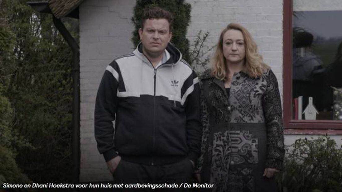 Dhani en Simone Hoekstra voor hun huis in Ten Post