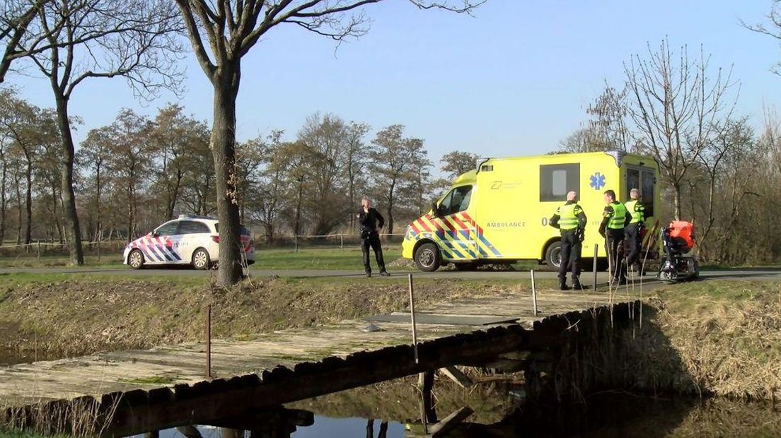 In Jonkersvaart raakten een automobilist en een scootmobieler met elkaar in botsing.