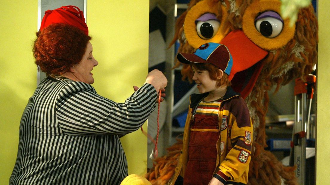 Erica Terpstra als de burgemeester en Janieck van de Polder als Pluk van de Petteflet in de gelijknamige film uit 2004.