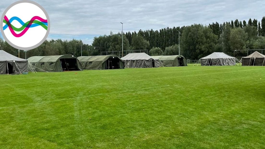 Het kamp in Ooij is klaar