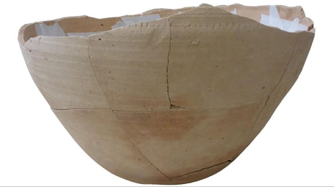 De gevonden pot uit de 8e eeuw