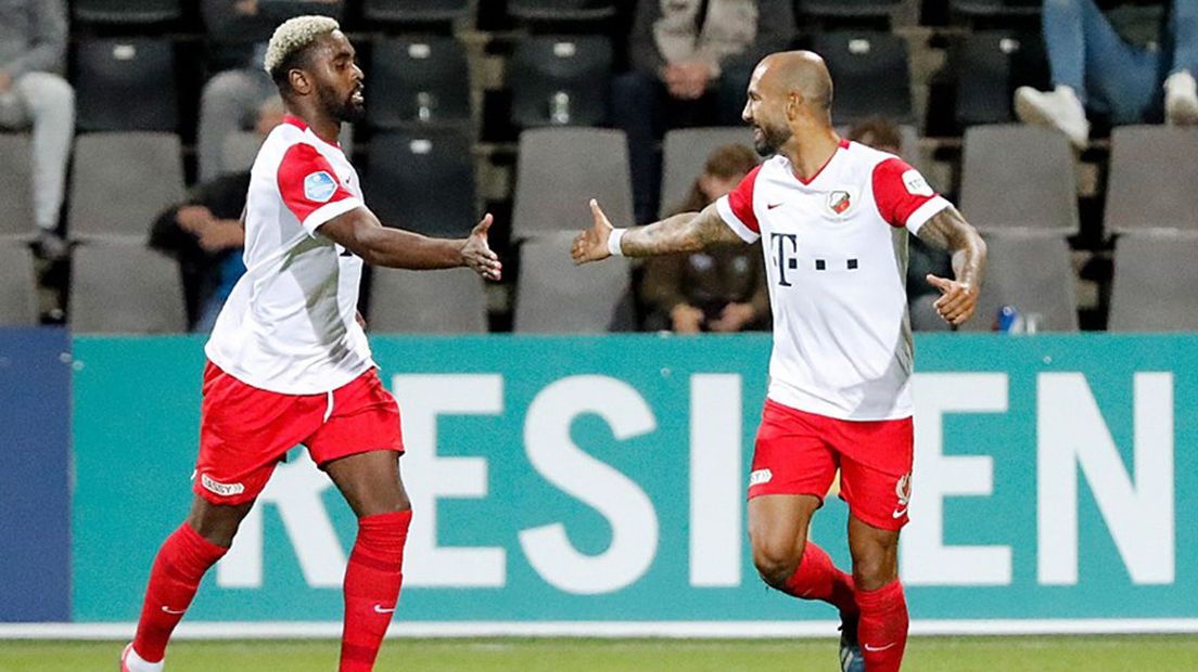 Gyrano Kerk en Sean Klaiber. Samen miljoenen waard voor FC Utrecht.