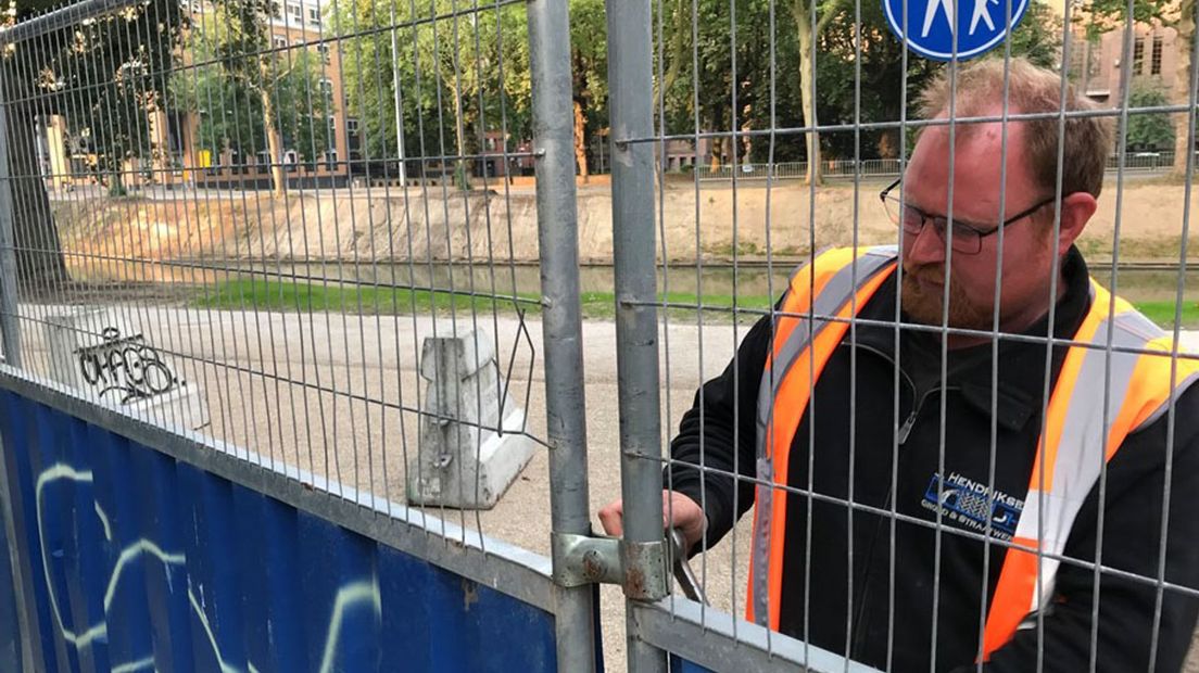 In alle vroegte worden de hekken verwijderd