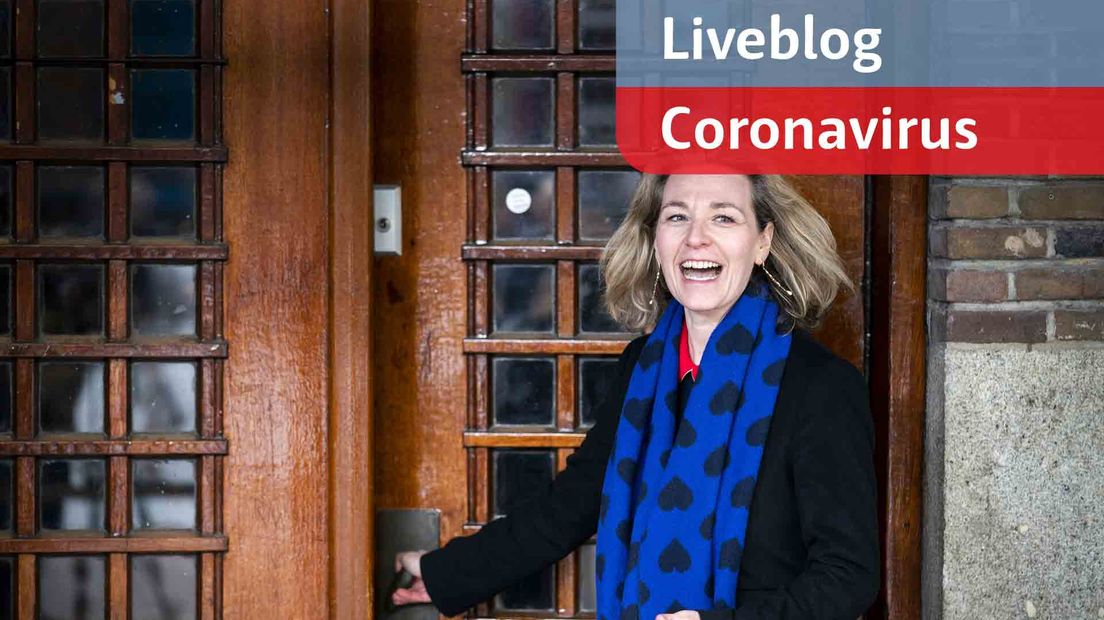 Anke Klein bij de opening van de bibliotheek op de Neude in Utrecht.