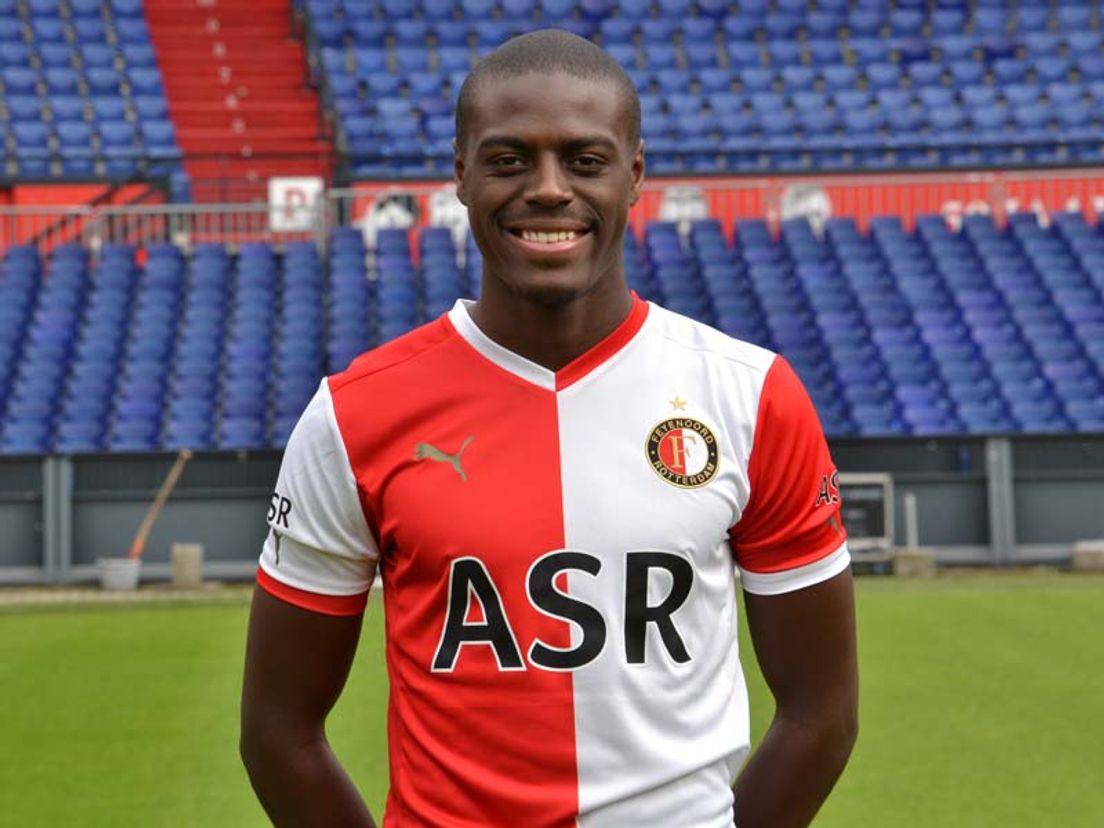 Bruno Martins Indi in het shirt van Feyenoord
