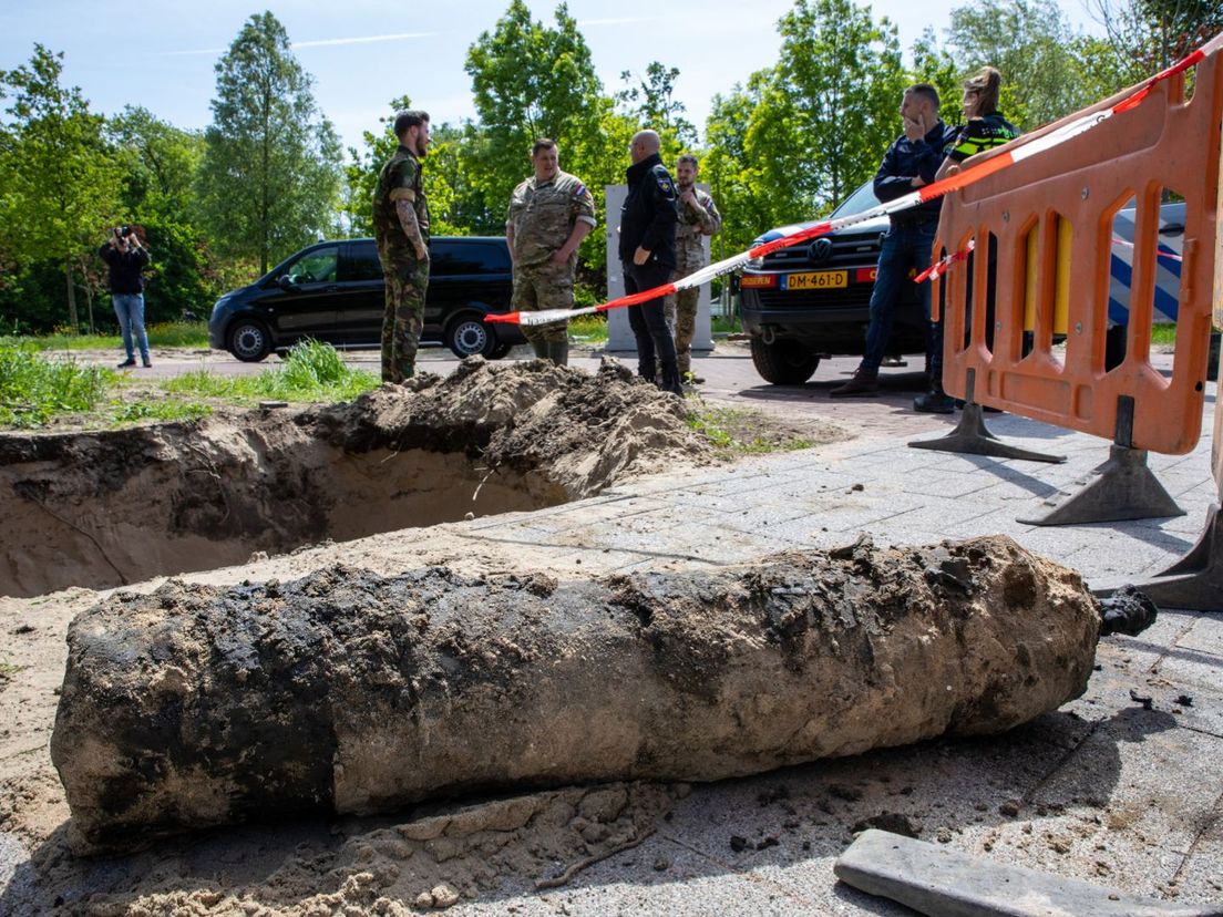 Gasfles werd aangezien voor vliegtuigbom uit de Tweede Wereldoorlog