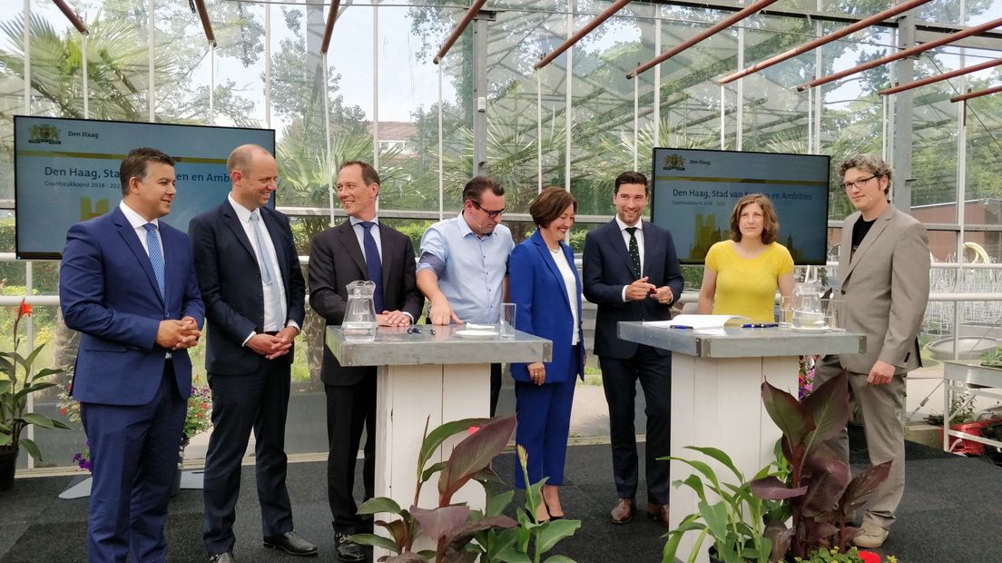 Ondertekening coalitieakkoord in Den Haag