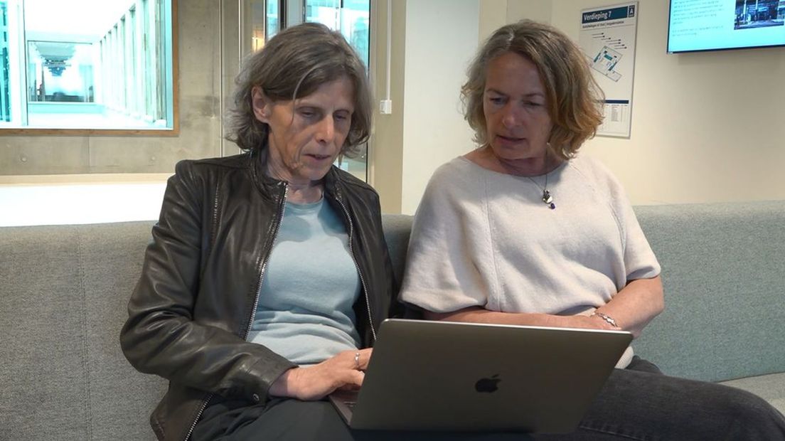 De Nijmeegse onderzoekers Chris Verhaak (link) Enny Das (rechts).
