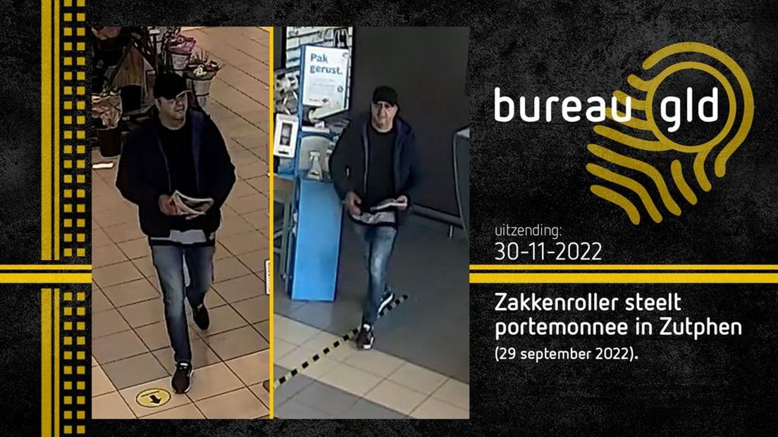 Deze man is een zakkenroller.