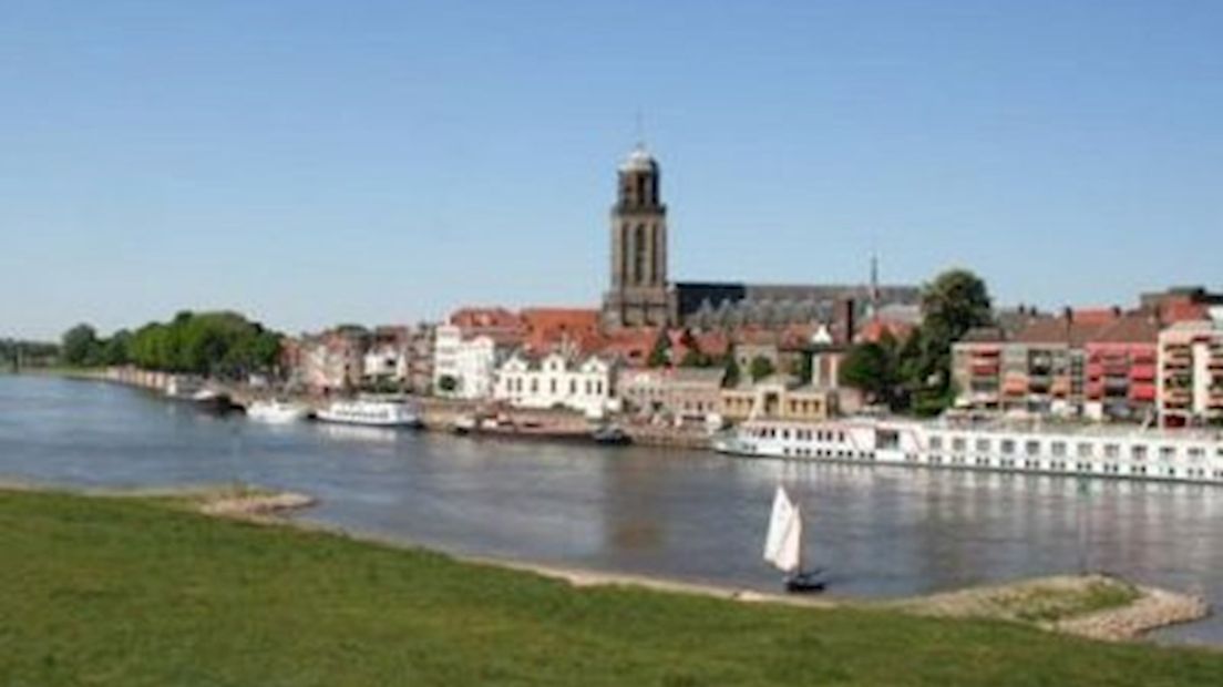 Hoogwater in Deventer