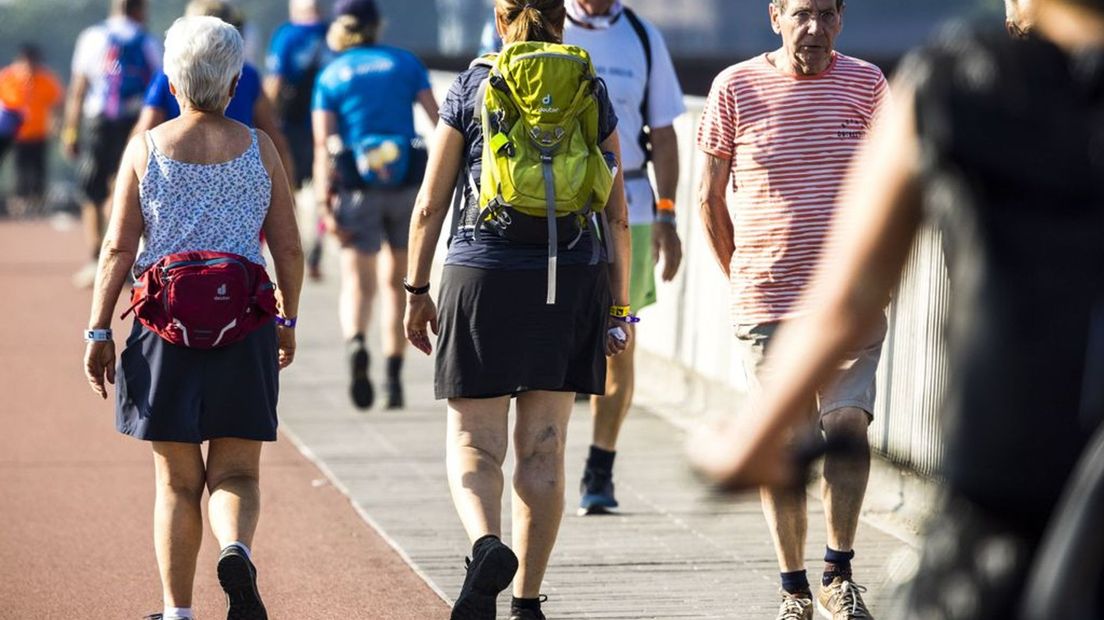 Deelnemers aan de 4Daagse in 2022.