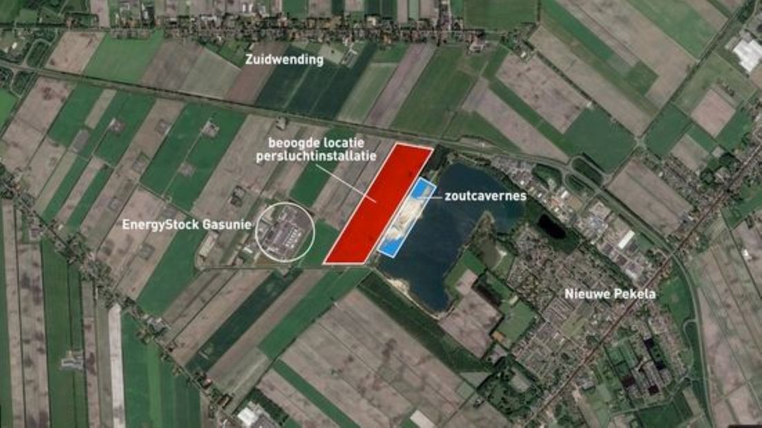 Het gebied van boven