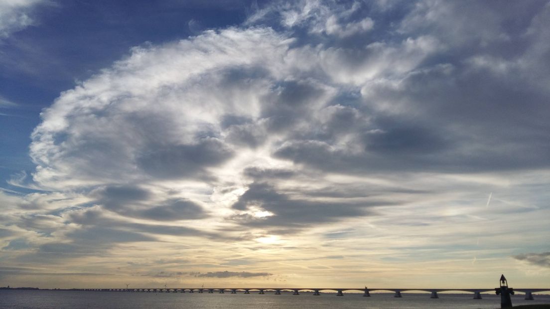 Zeelandbrug vanaf Colijnsplaat