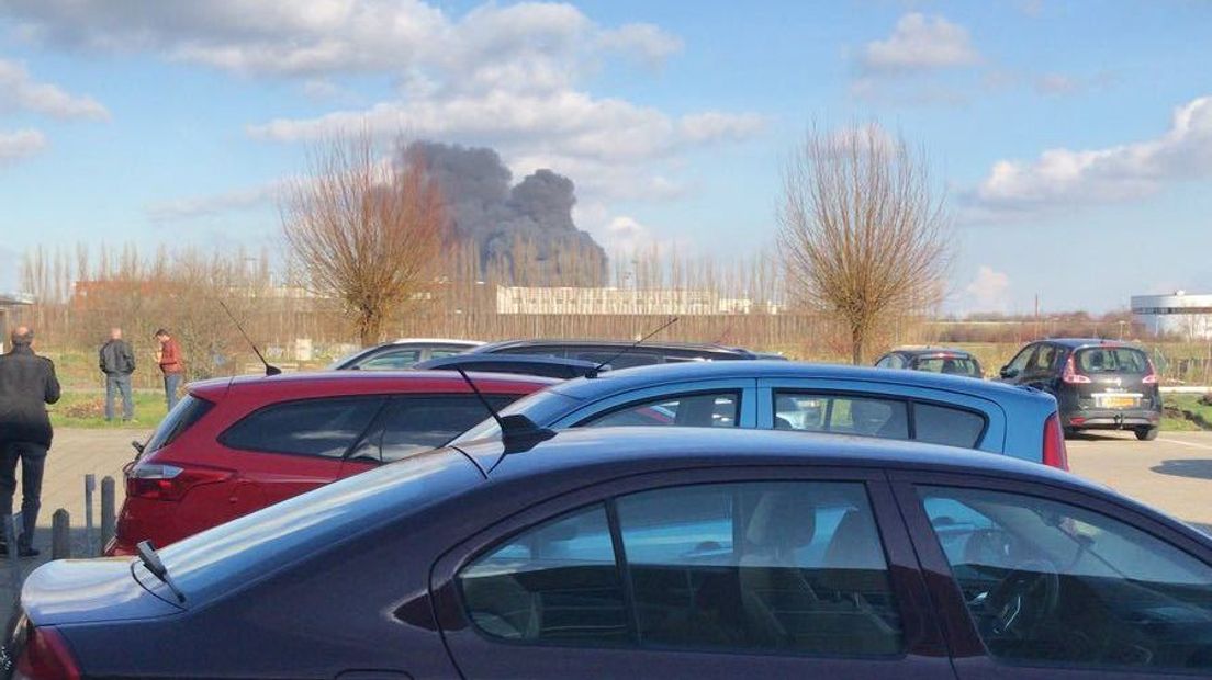 Grote brand bij Eastman in Middelburg