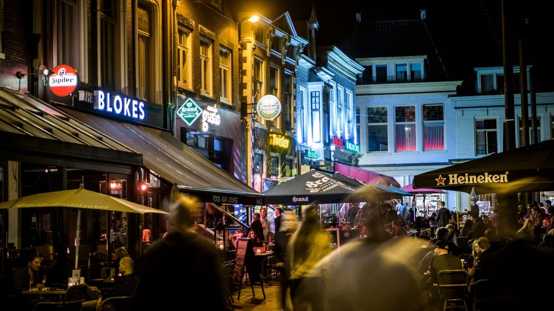 De Poelestraat in de stad Groningen vóór de coronacrisis