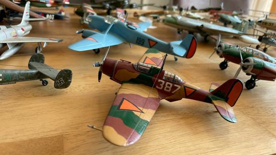 Unieke verzameling modelvliegtuigjes naar museum