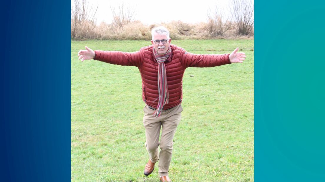 Woordvoerder Roelof Hoving geeft alvast een voorzetje met zijn 'dijkie'