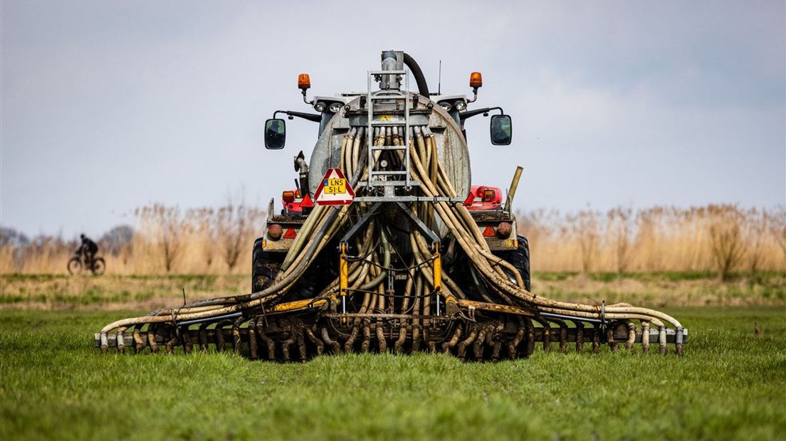 Het bemesten van land leidt tot stikstofuitstoot