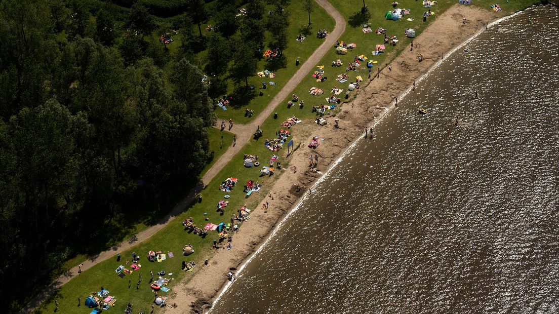 Strand Vlietland.