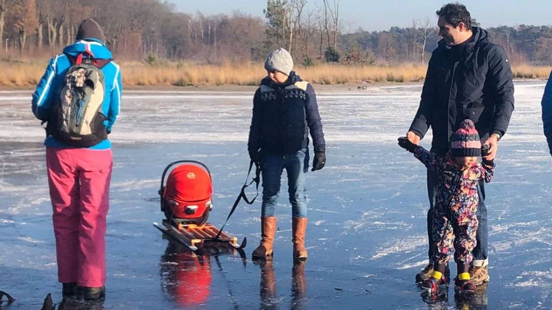 Schaatsen op de Hatertse Vennen