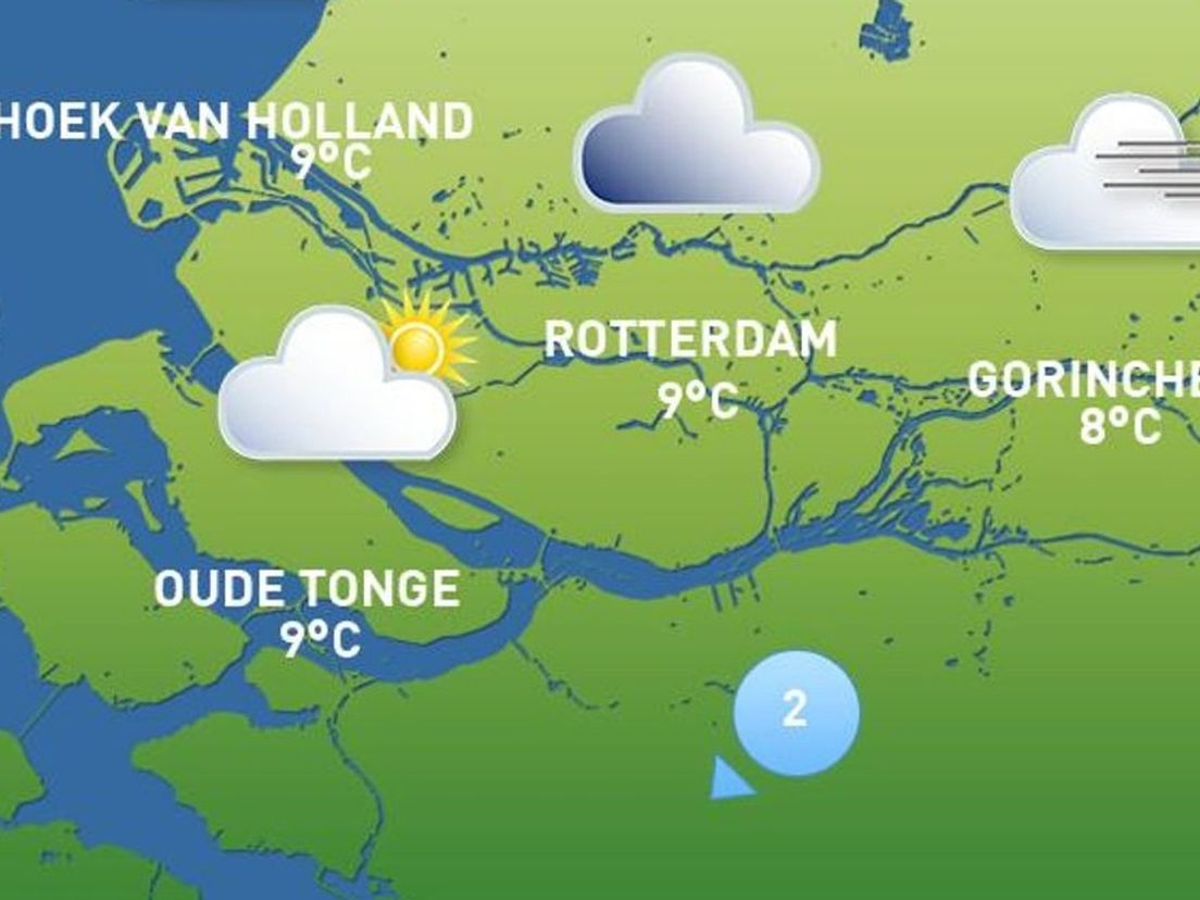 Het weer van woensdag 30 november