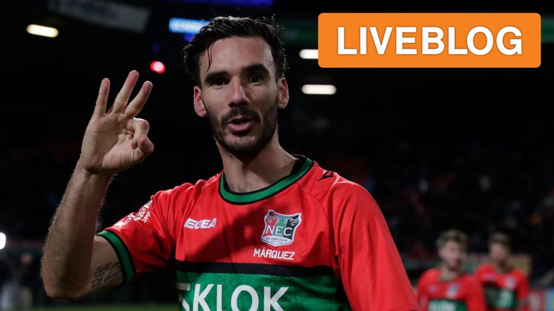 Marquez is blij na de zege op Volendam.