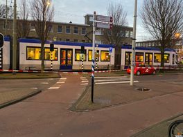Man overleden na aanrijding met tram