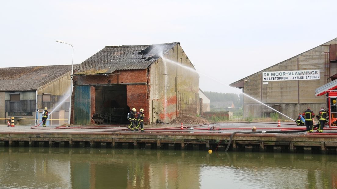 Brand in bedrijf Industrieweg-Zuid Westdorpe