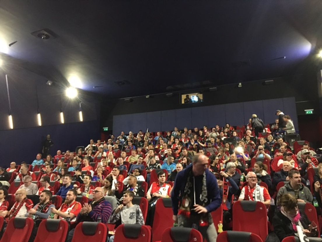 Veel belangstelling voor de wedstrijd in Pathë
