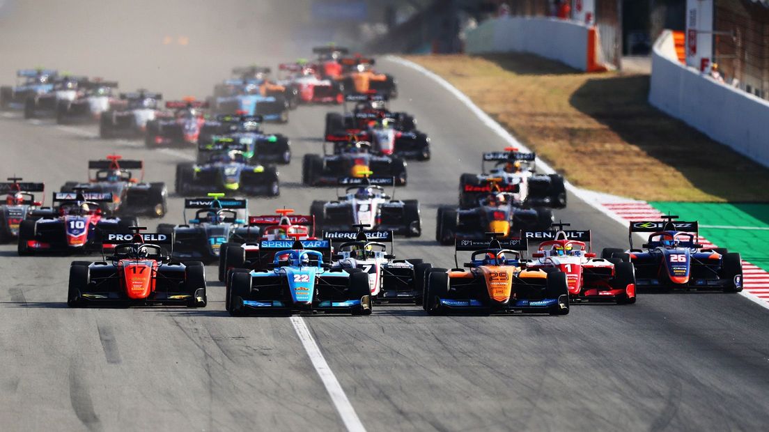 Richard Verschoor vorig seizoen in de Formule 3