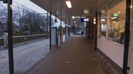 Lege perrons op station in Emmen door staking