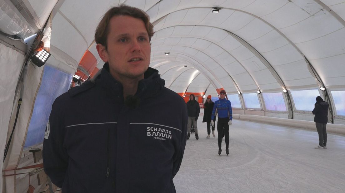 Tijs Nederlof, directeur en initiatiefnemer van Schaatsbaan Rotterdam