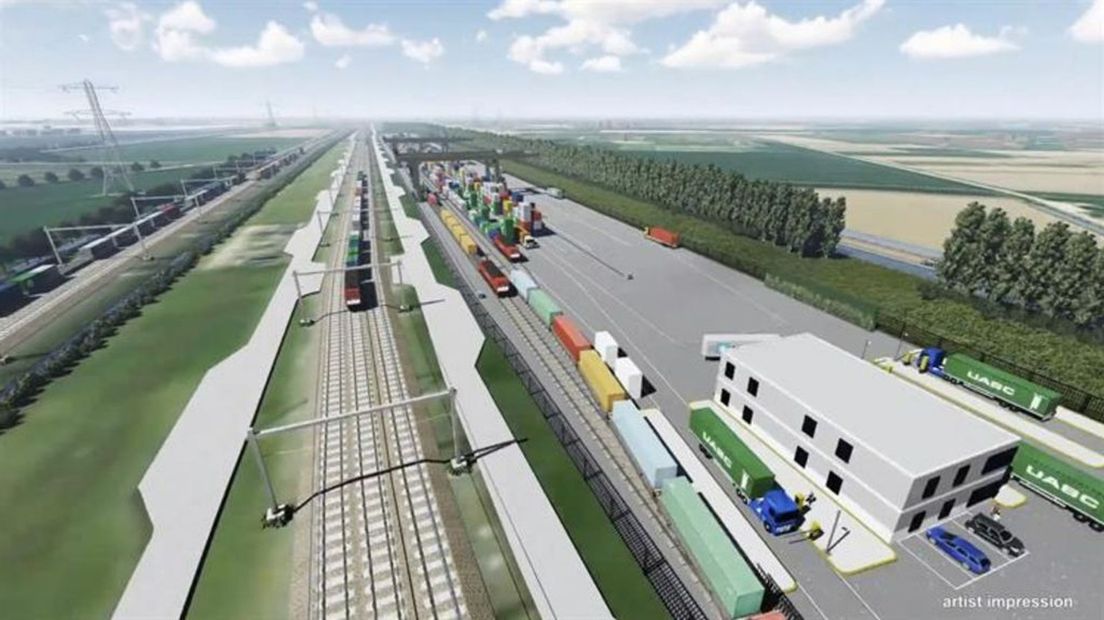 Een impressie van de Railterminal Gelderland.