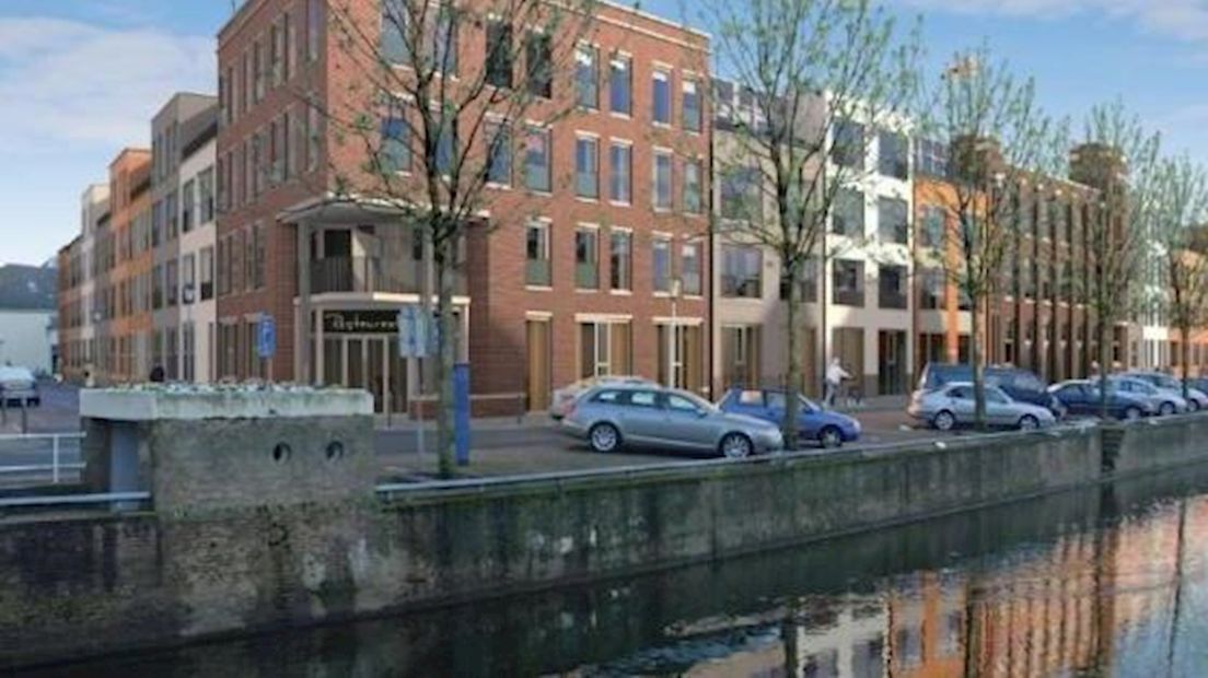 Archeologische vindpaats aan de Burgwal in Kampen