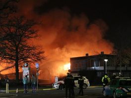 VIDEO | Zo zag de brand in Almelo er uit vanuit de trein