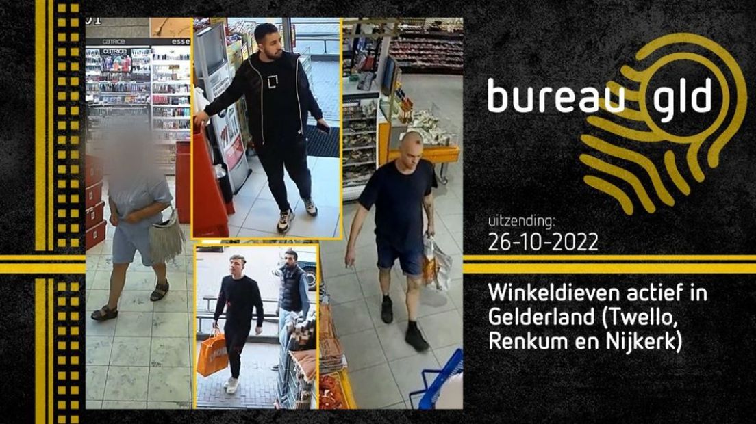 De winkeldievegge in Nijkerk is inmiddels herkend, de andere winkeldieven worden nog gezocht.