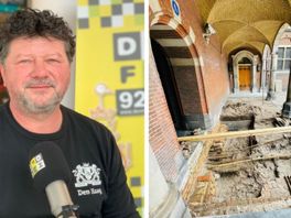 Archeoloog Andjelco zit met zijn neus bovenop de renovatie van het Binnenhof
