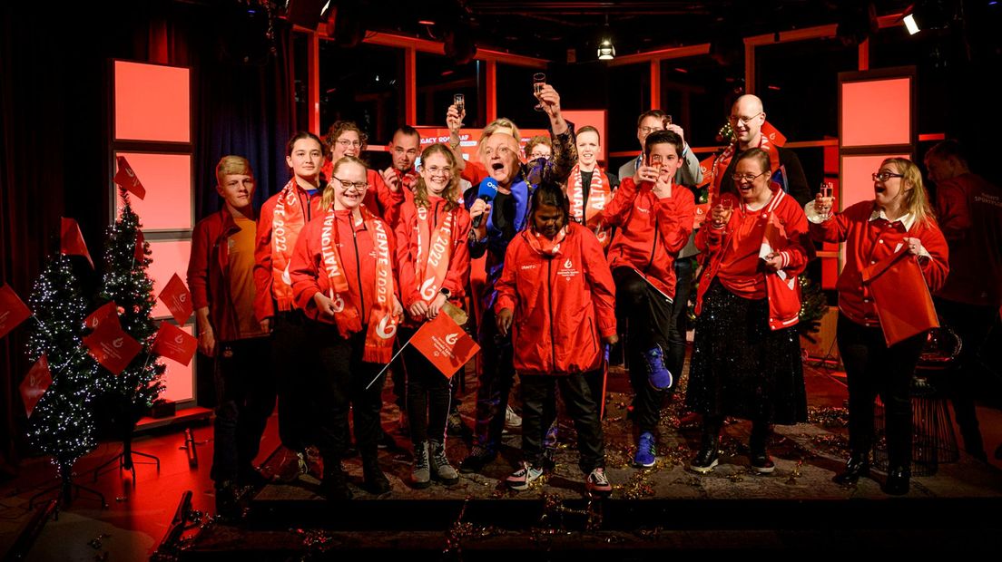 Het nieuws werd bekendgemaakt tijdens de Special Olympics-afterparty