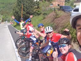 Team Assen trotseert de Alpe d'Huez; mis geen moment