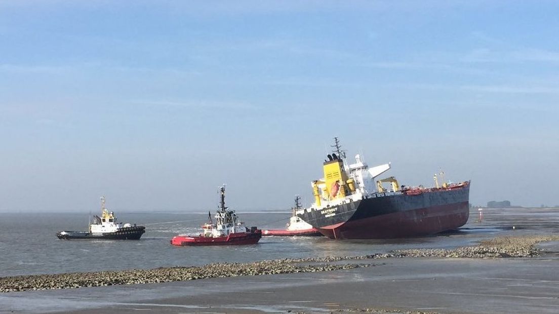 Kijk terug: extra uitzending Zeeland Nu over vastgelopen schip in Nauw van Bath